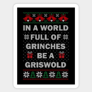 in a world full of grinches be a griswold Magnet